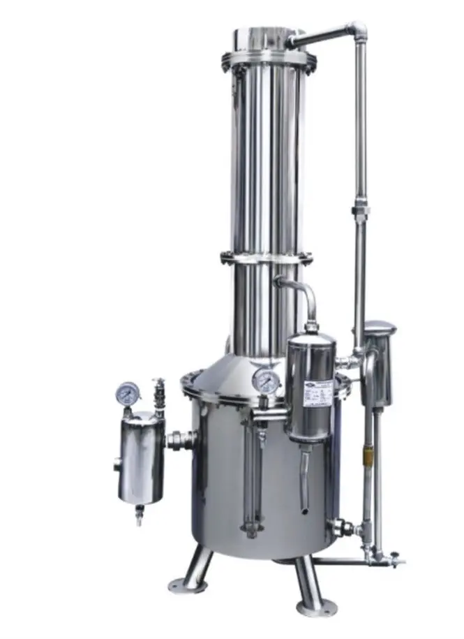 Laboratory Stainless Steel Electric Distiller — Tower-Style Single-Distillation Units (Mtz50E To Mtz600E) 1