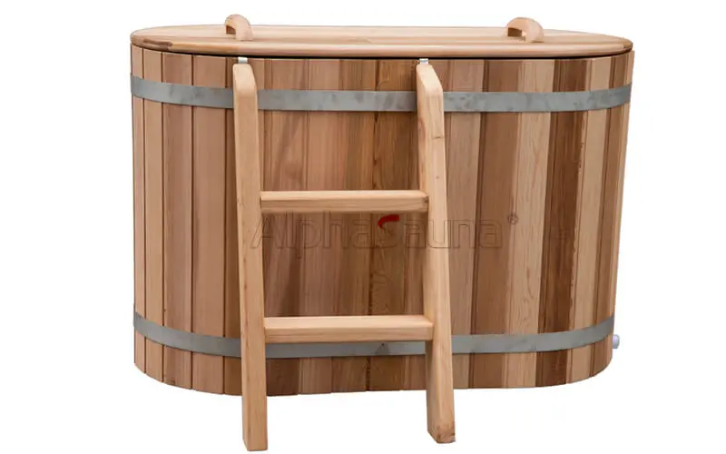 Led-Enhanced Cold Plunge Tub For Home Use – Compact Outdoor Ice Bath With Active Cooling Model Msoc1600 1