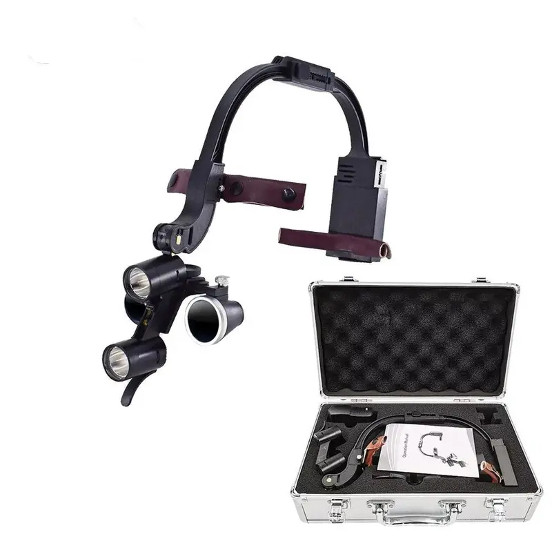 Led Surgical Loupes For Dentistry | Ergonomic Magnification Eyewear With Electric Power Options 1