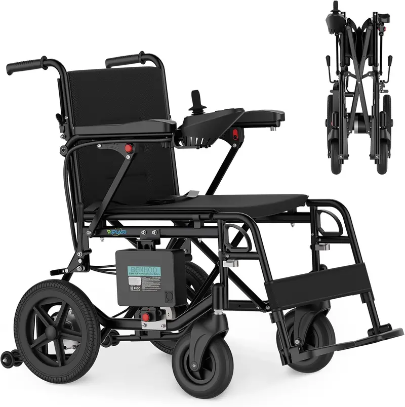 Lightweight Foldable Electric Wheelchair For Seniors And Adult Users 1