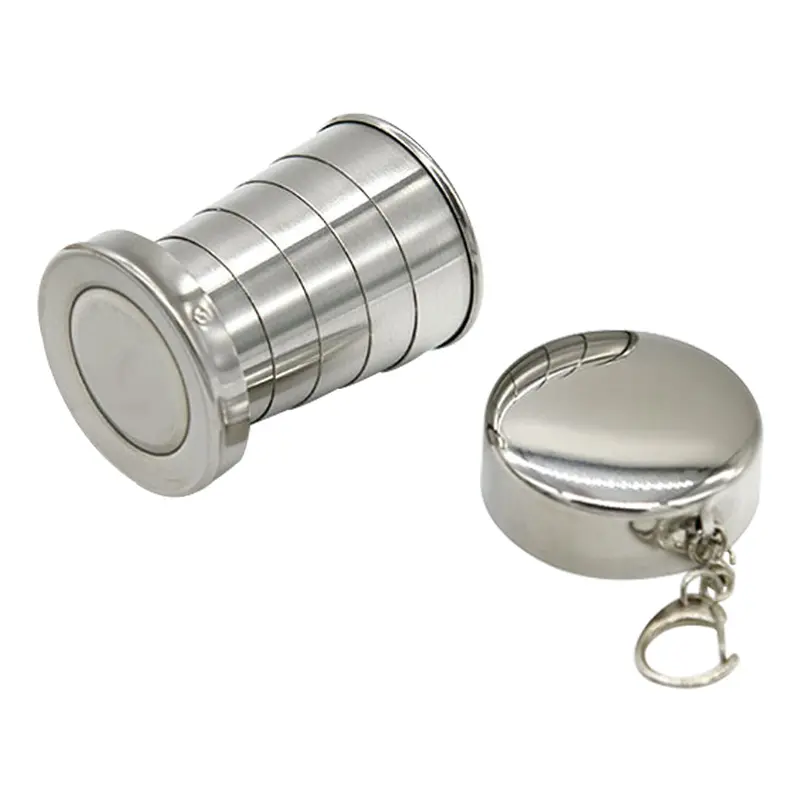 Lightweight Stainless Steel Collapsible Camping Cup 1
