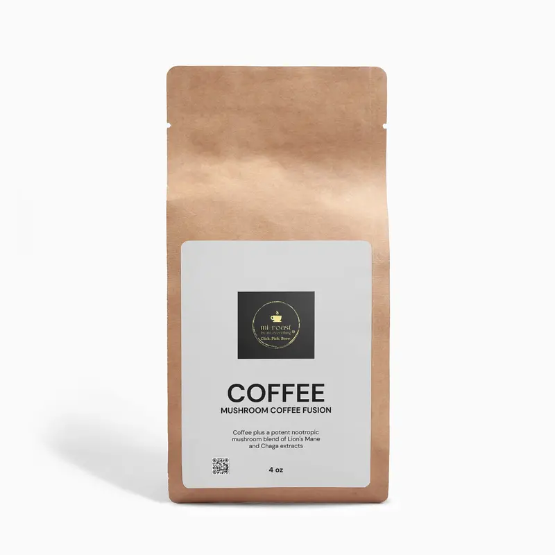 Lion’S Mane & Chaga Mushroom Coffee Blend – 4Oz Ground 1
