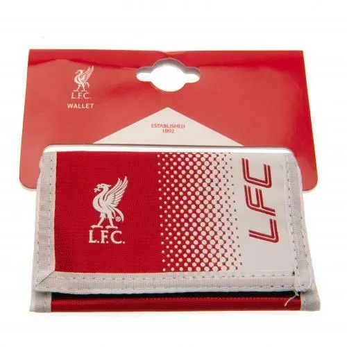 Liverpool Fc Red And White Bi-Fold Wallet 1