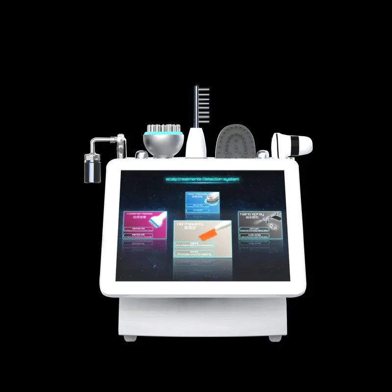 M887123N Multifunctional Scalp Spa Device – 15-Inch High-Frequency Massage & Hair Wellness Station 1