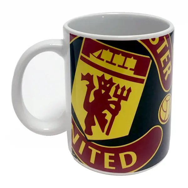 Manchester United Halftone Design Ceramic Mug 1