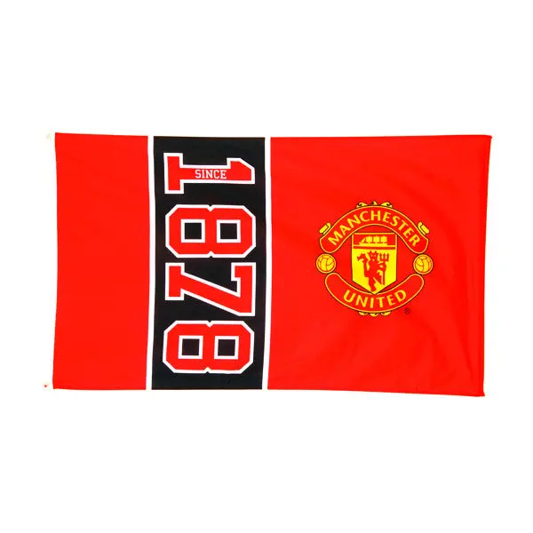 Manchester United Heritage Flag – Est. 1878 1