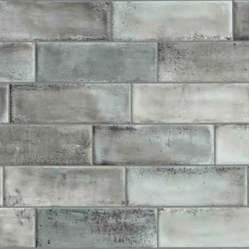 Matte Gray 4X12 Porcelain Subway Tile – Washed Grigio Tone 1