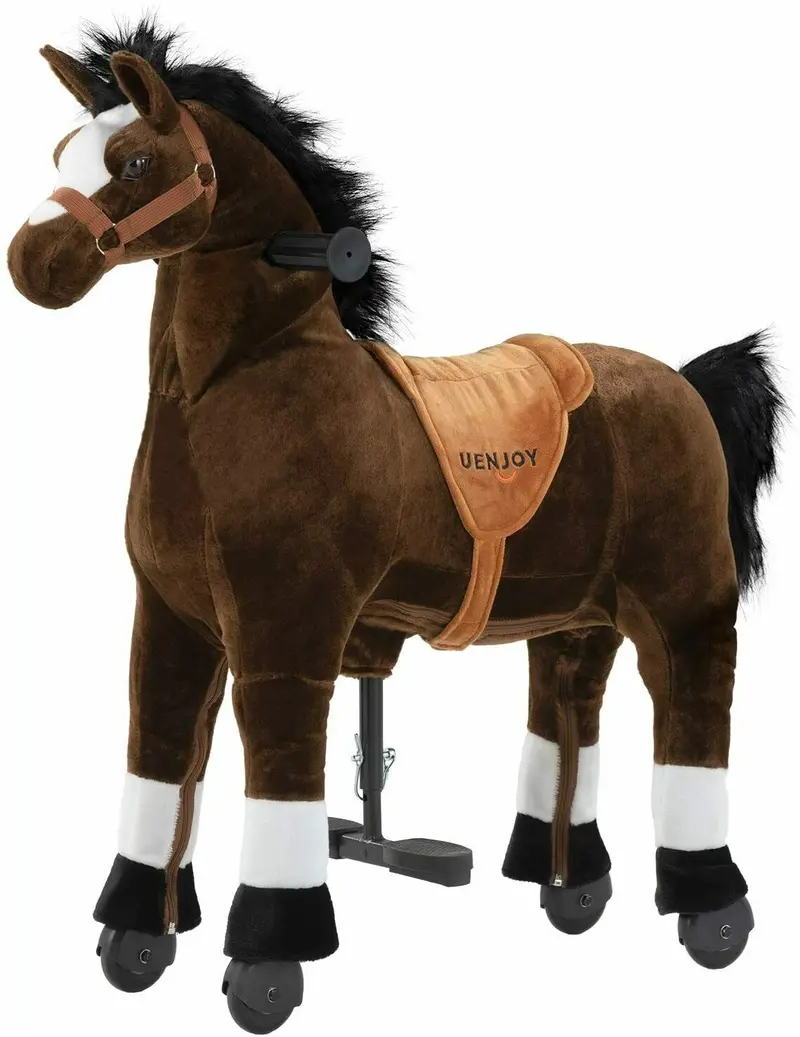 Mechanical Walking Pony Ride-On – Interactive Plush Horse Toy For Kids 1
