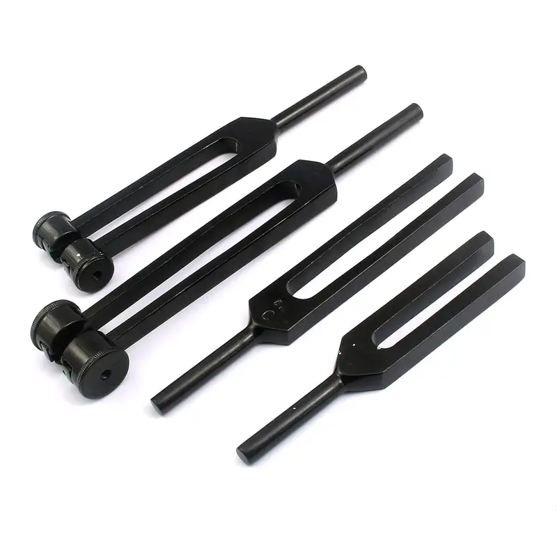 Medical-Grade Tuning Fork Set (4-Piece) – 128Hz, 256Hz, 512Hz, 1024Hz For Neurological & Auditory Assessment 1