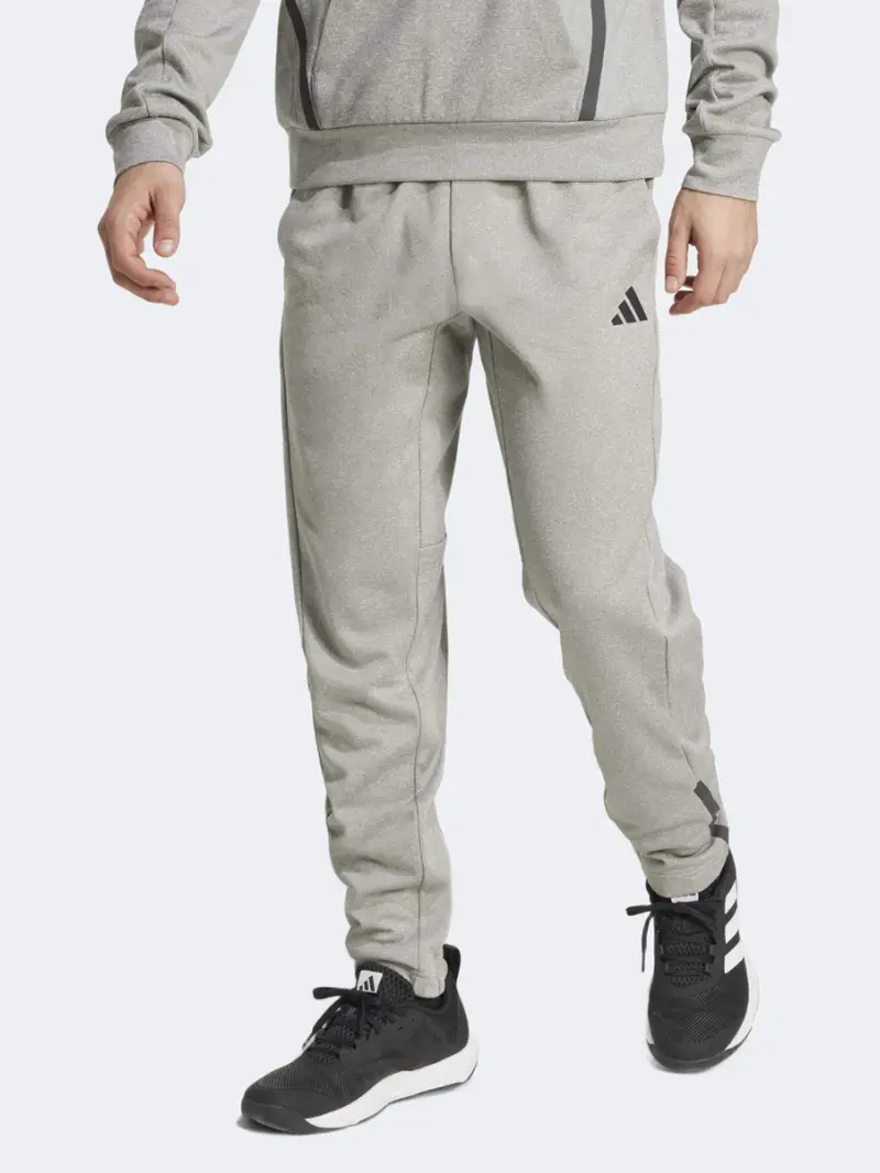 Men'S Adidas Game & Go Training Pants – Modern Grey Fit 1