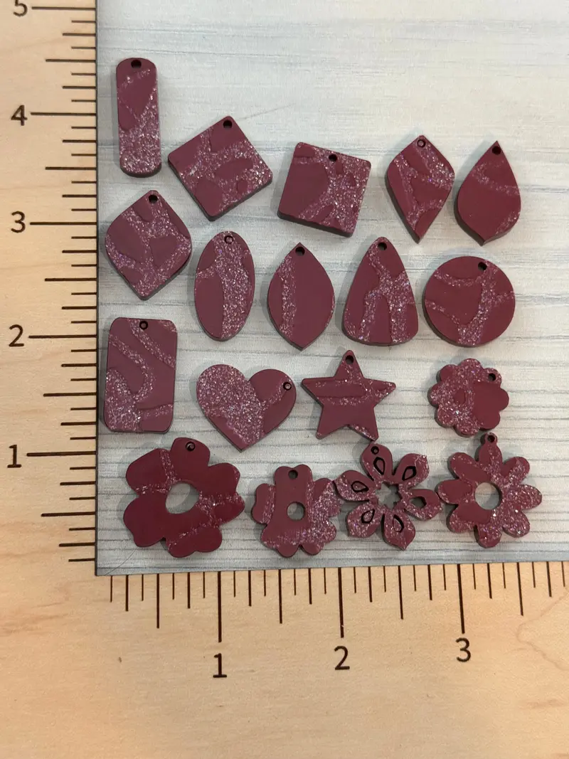 Merlot-Tone Crackle Acrylic Sheet 1