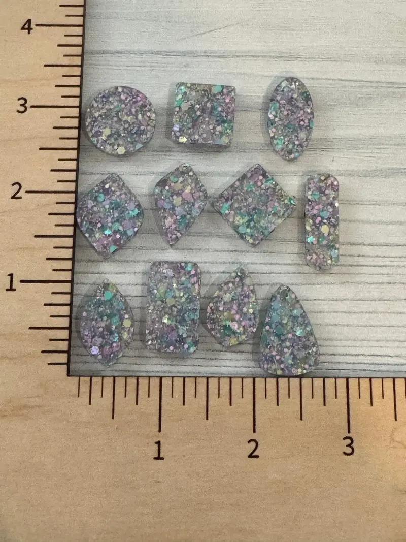 Mermaid-Inspired Moonrock Acrylic Accessory 1