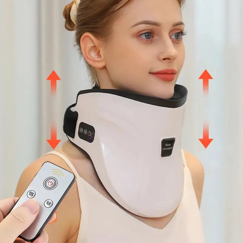 Meubon Electric Neck Traction Massager – Airbag Compression + Infrared Heat For Cervical Pain Relief 1