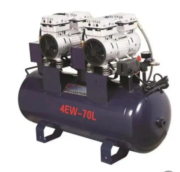 Meubon Mt43Df Twin-Head Oil-Free Dental Compressor – Quiet Operation For 4 Dental Stations 1