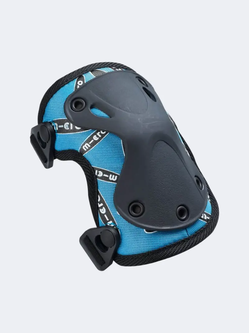 Micro Kids’ Knee And Elbow Protection Pads – Medium Blue Skating Safety Gear 1