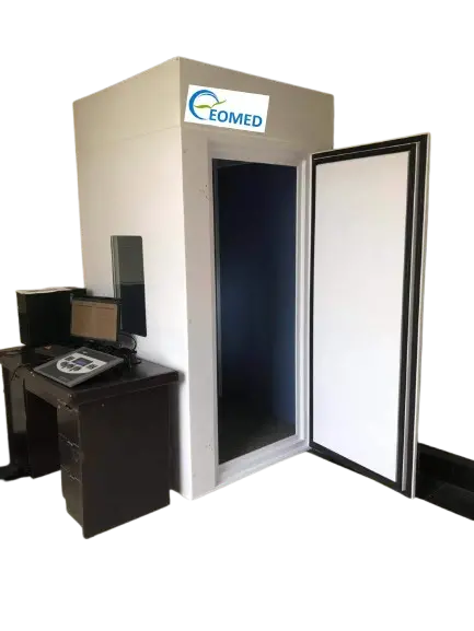 Mobile Audiometric Testing Booth – Sound-Attenuated Portable Hearing Assessment Enclosure 1