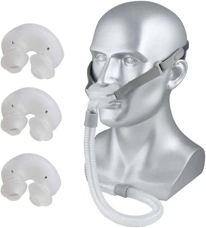 Modular Nasal Cpap Mask – Includes Three Cushion Sizes, Flexible Frame & Universal Strap 1