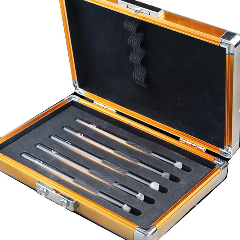 Mohs Mineral Hardness Testing Kit – Five-Point Scratch Set (Scale 5–9) For Field Geology 1