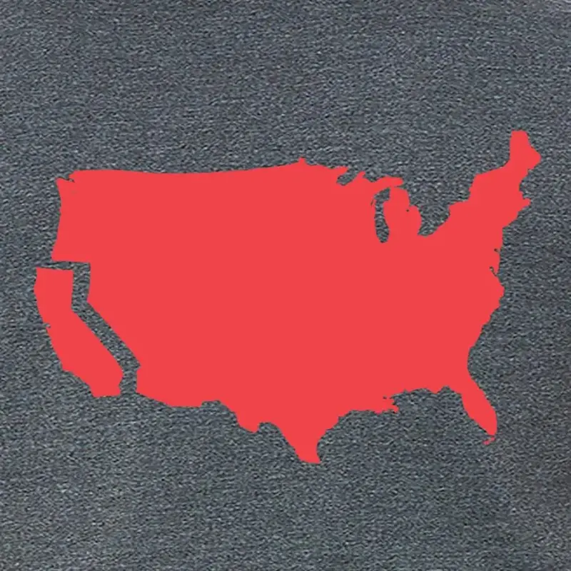 'Nation Of California' Satirical Patriotic T-Shirt 1