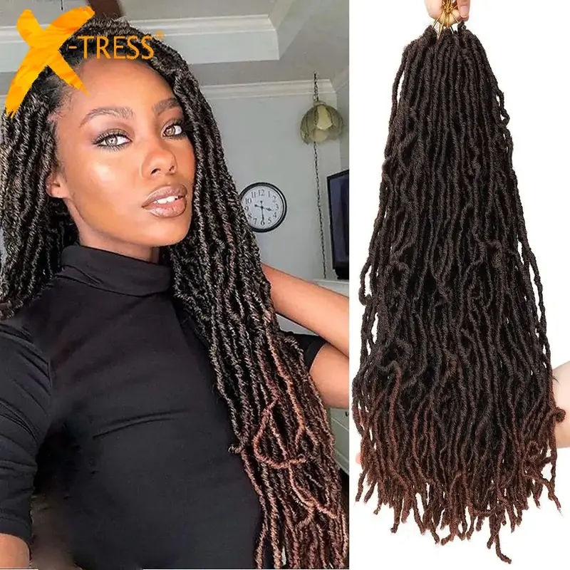 Natural-Looking Fluffy Hair Extension Set 1