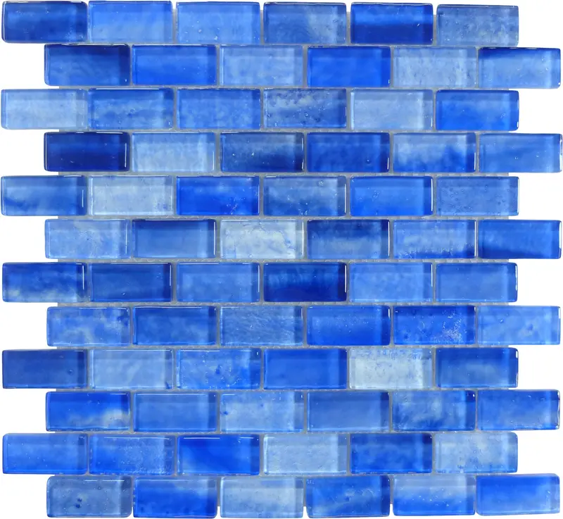 Navy Blue Glass Mosaic Tile – 1 In X 2 In 1
