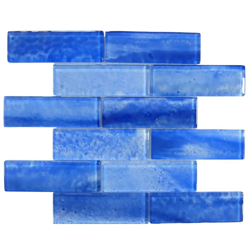 Navy Blue Glass Mosaic Tile – 2 In X 6 In 1