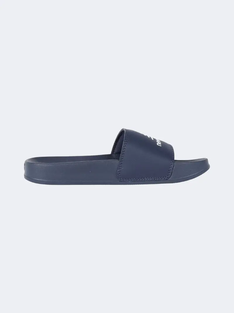 New Balance 50 Slippers – Unisex Navy And Grey Casual Footwear 1