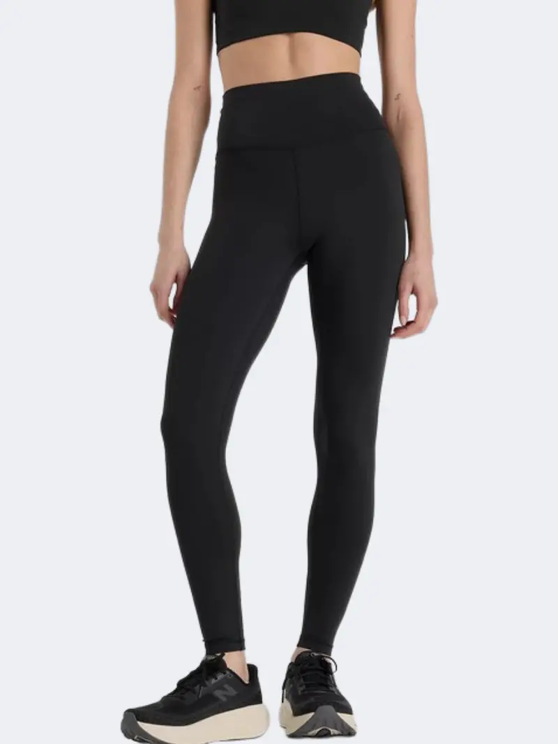 New Balance Define High-Rise 25-Inch 7/8 Tights For Women – Black Performance Leggings 1