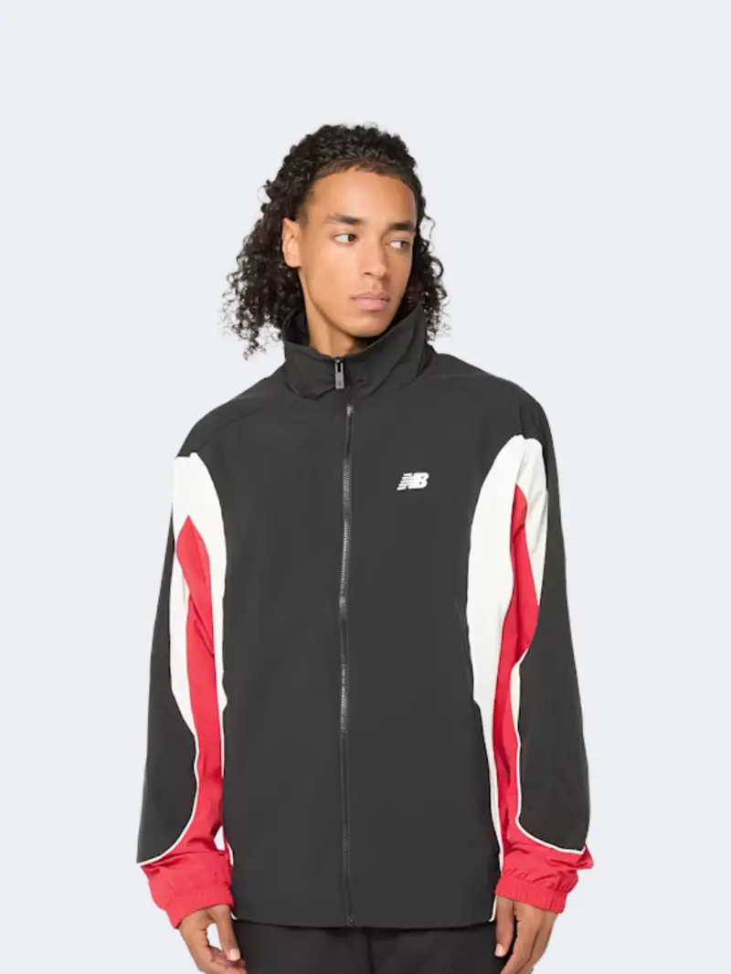 New Balance Mj53611-Bk Woven Track Jacket – Black 1