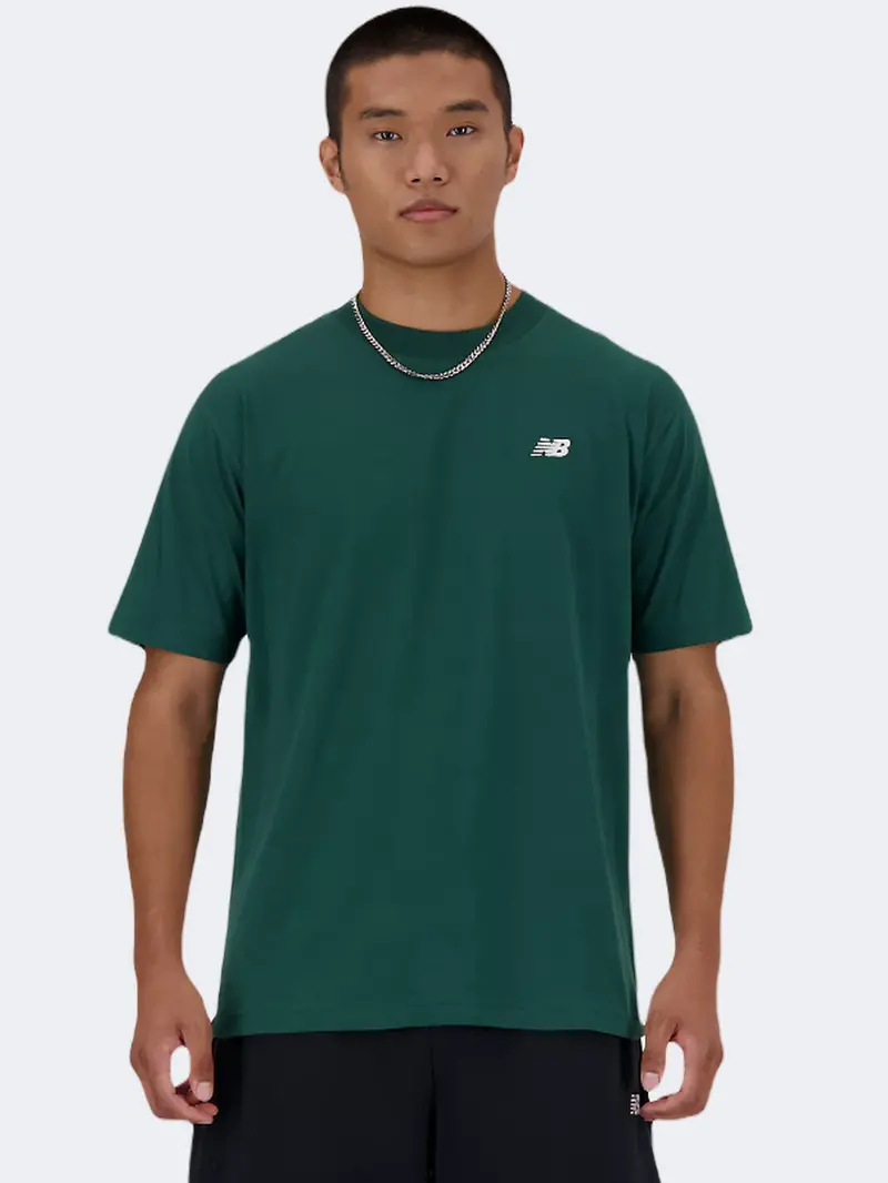 New Balance Small Logo Men'S Nightwatch Green Lifestyle T-Shirt 1