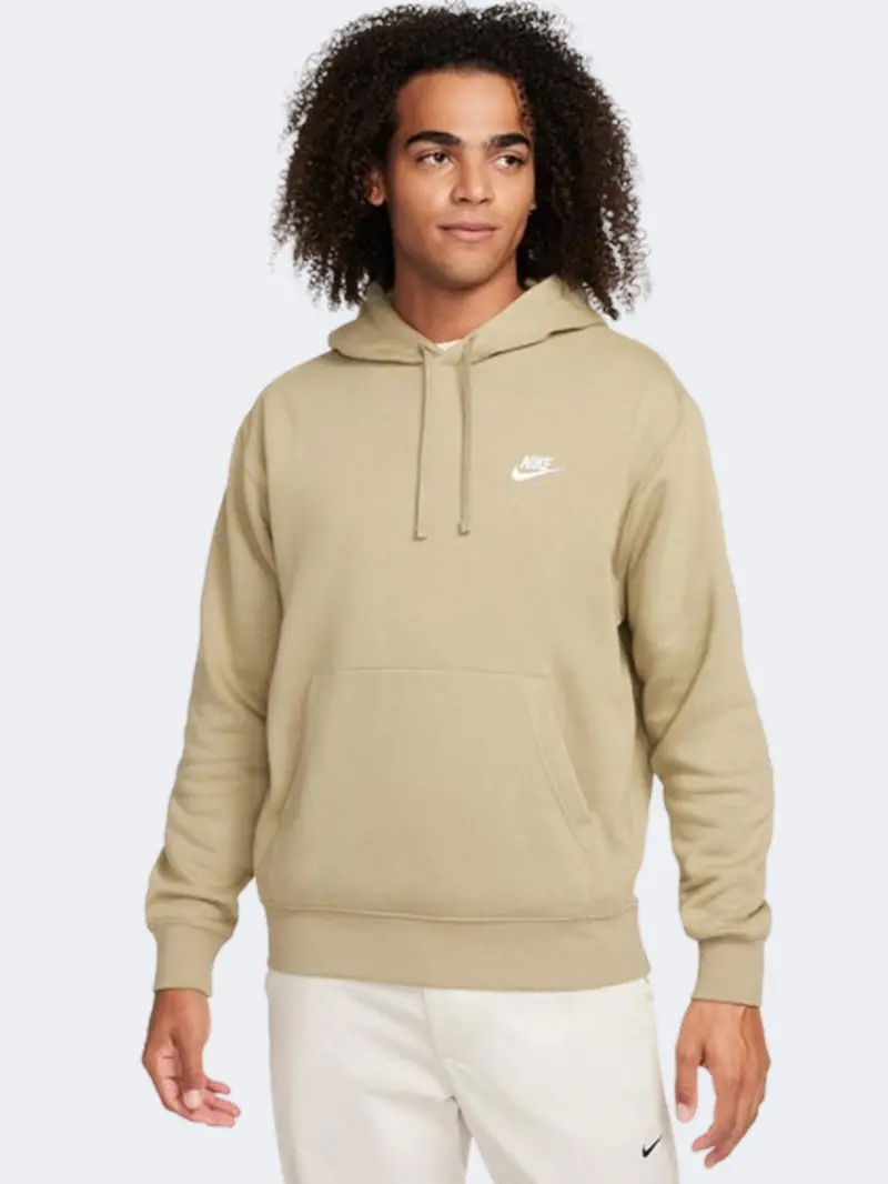 Nike Club Men'S Neutral Olive & White Lifestyle Hoodie 1