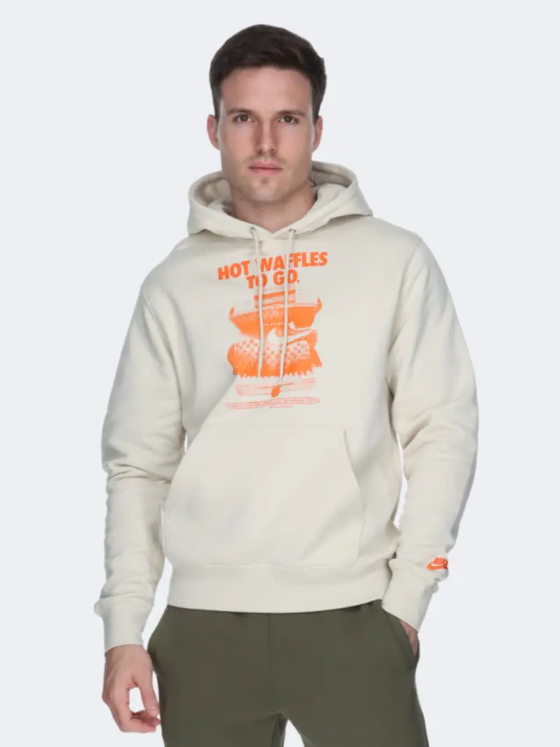Nike Gym Club Lifestyle Hoodie For Men – Khaki 1