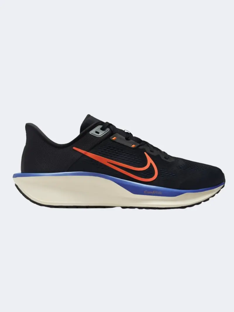 Nike Quest 6 Men'S Running Shoes – Black, Crimson, And Blue 1