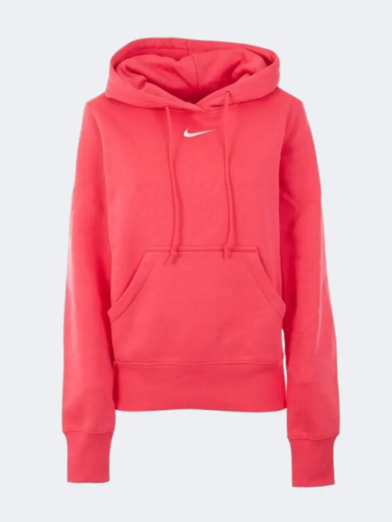 Nike Sportswear Phoenix Fleece Hoodie For Women – Aster Pink & Sail 1