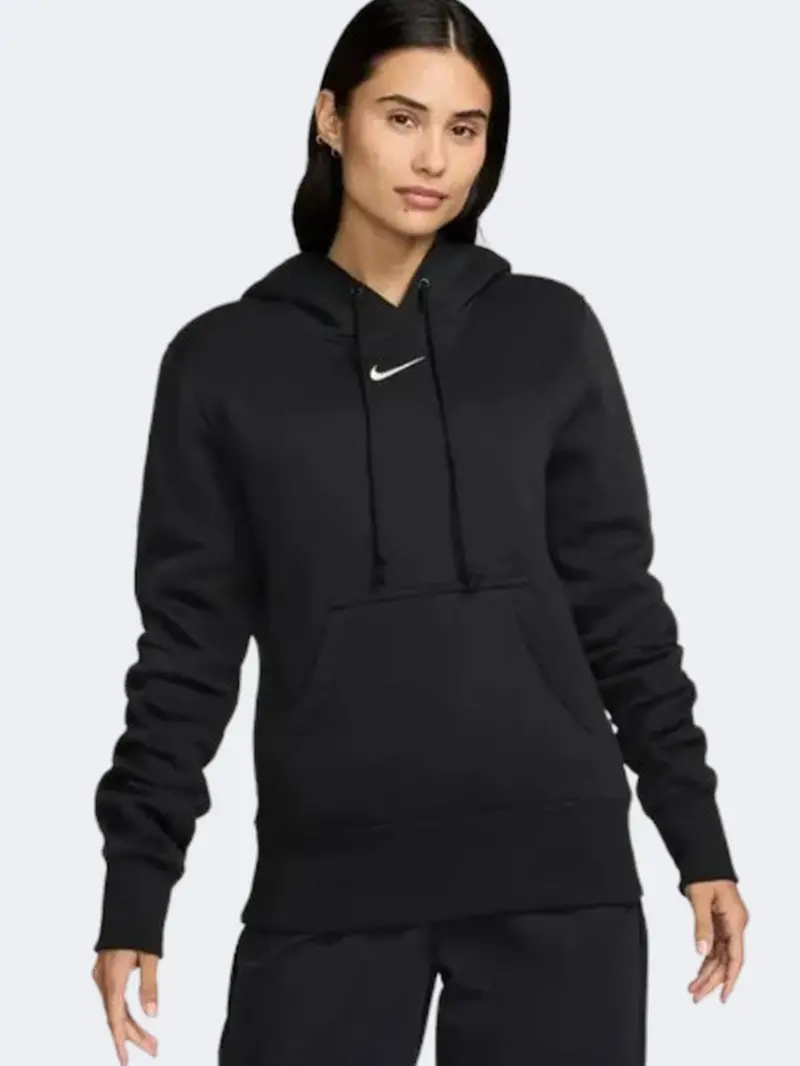 Nike Sportswear Phoenix Fleece Women’S Hoodie – Black & Sail 1