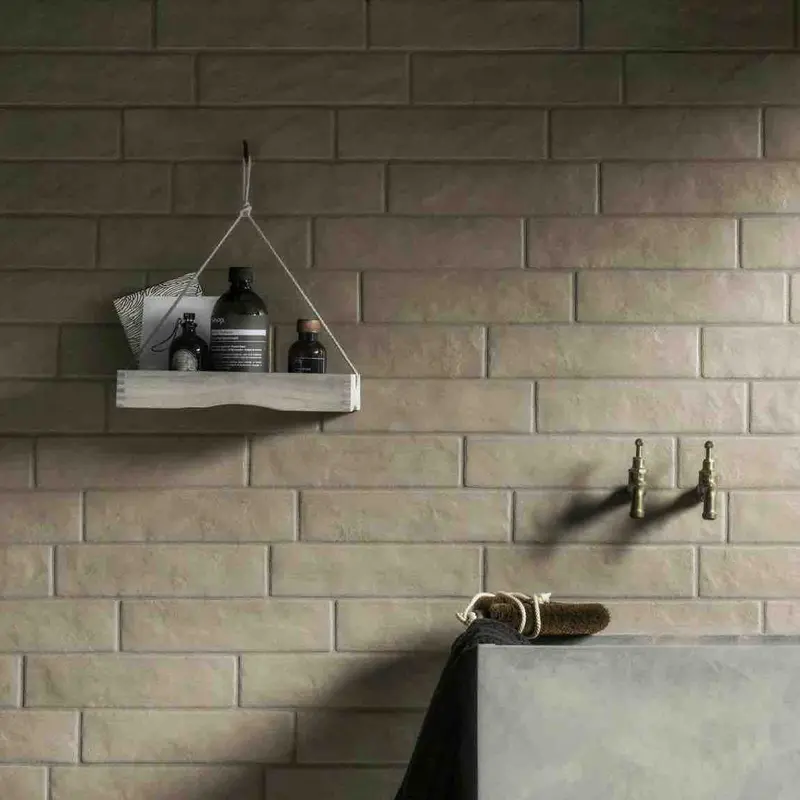 Nocciola Brick-Style 3X11 Porcelain Tile 1