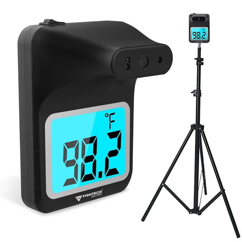 Non-Contact Infrared Forehead Thermometer With Stand, Bluetooth Sync, And Pre-Installed Batteries 1