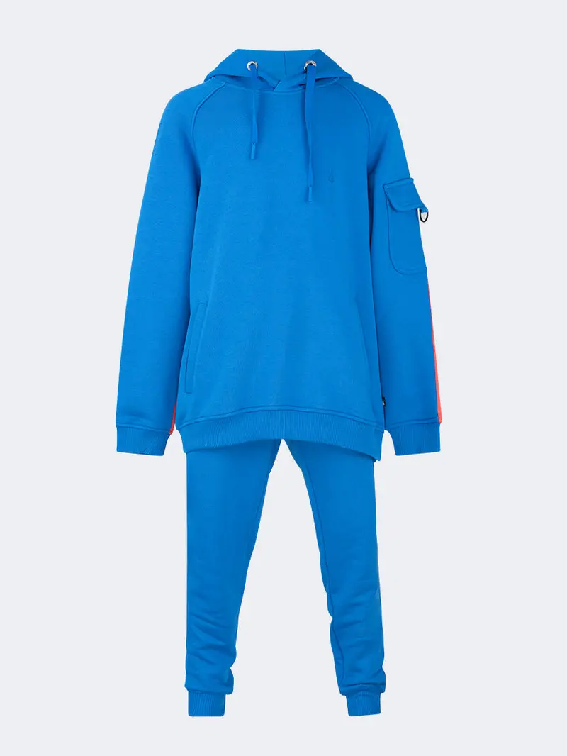 Oil & Gaz Boys’ Royal Blue And Red Loopback Suit 1