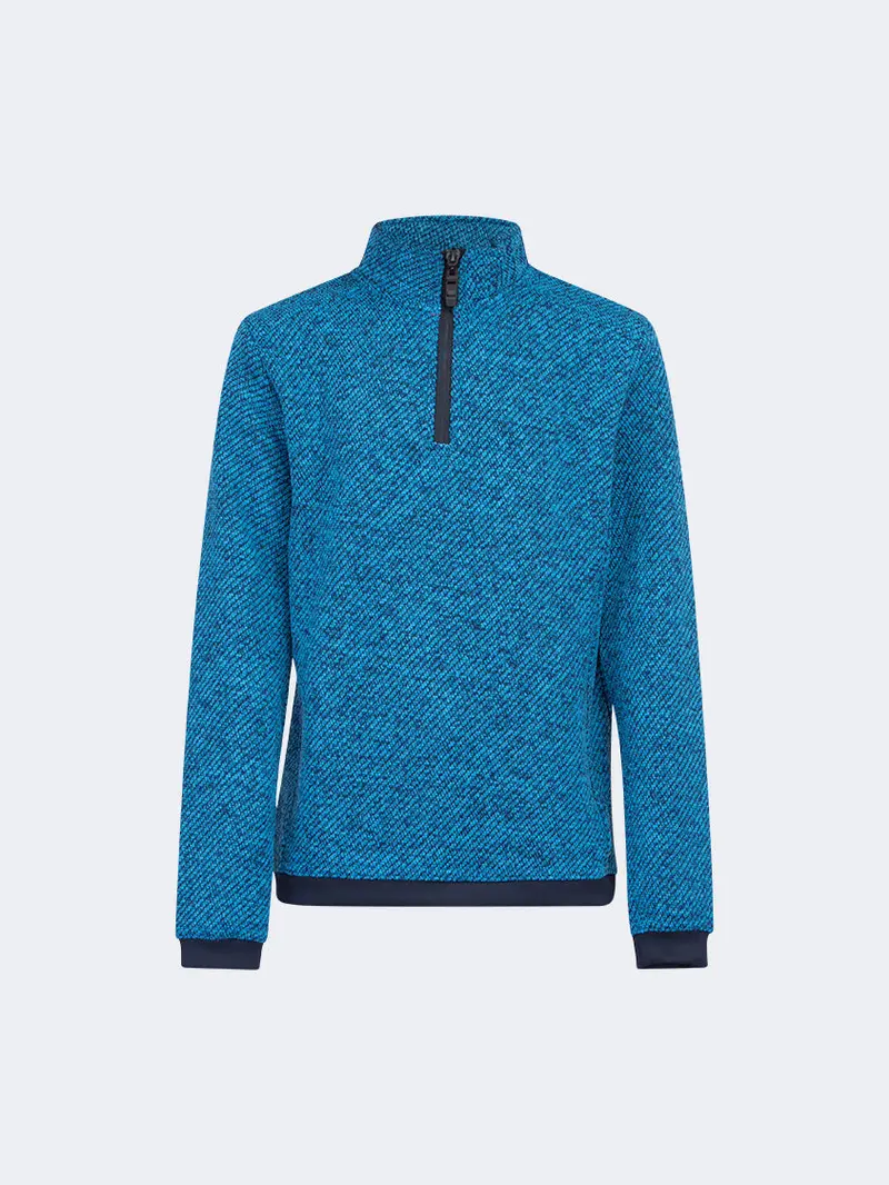 Oil & Gaz Boys' Warm Ski Fleece Jacket – Navy Blue 1