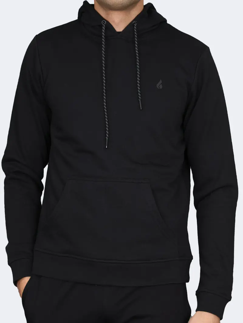 Oil & Gaz Men'S Classic Pullover Hoodie – Black 1