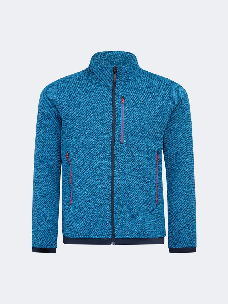 Oil & Gaz Men'S Functional Ski Fleece Jacket – Navy Blue 1
