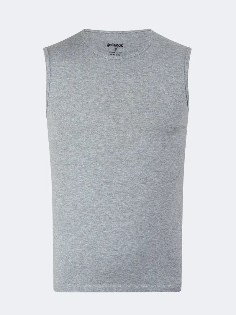 Oil & Gaz Men'S V-Neck Cotton Underwear – Soft Grey Basics 1
