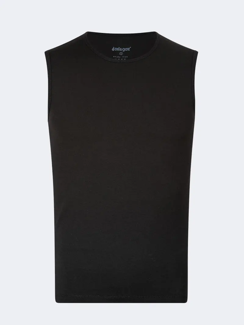 Oil & Gaz Round-Neck Men'S Everyday Underwear In Black 1