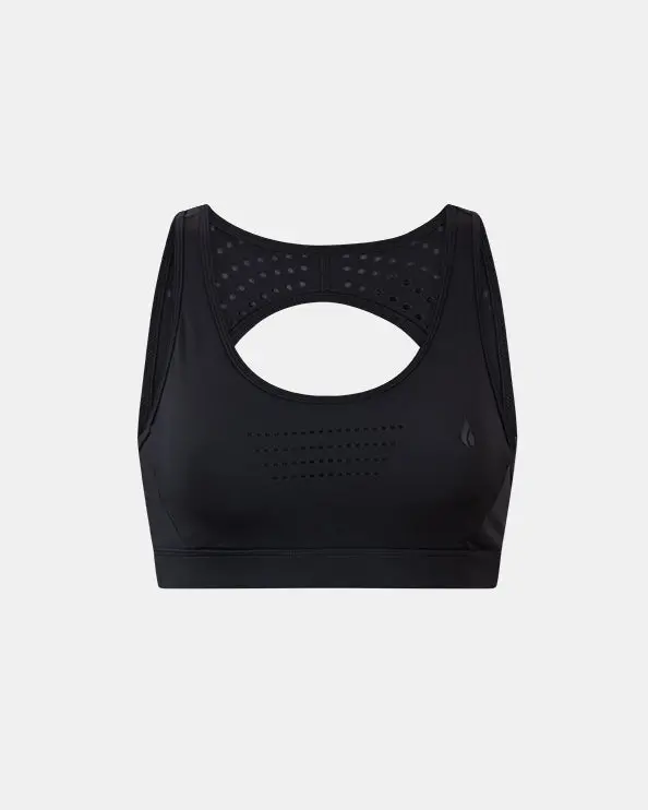 Oil & Gaz Soft-Feel Women’S Black Support Bra 1