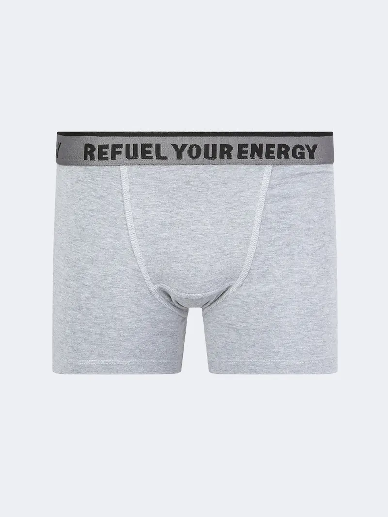 Oil & Gaz Soft Lycra Men'S Underwear In Grey 1
