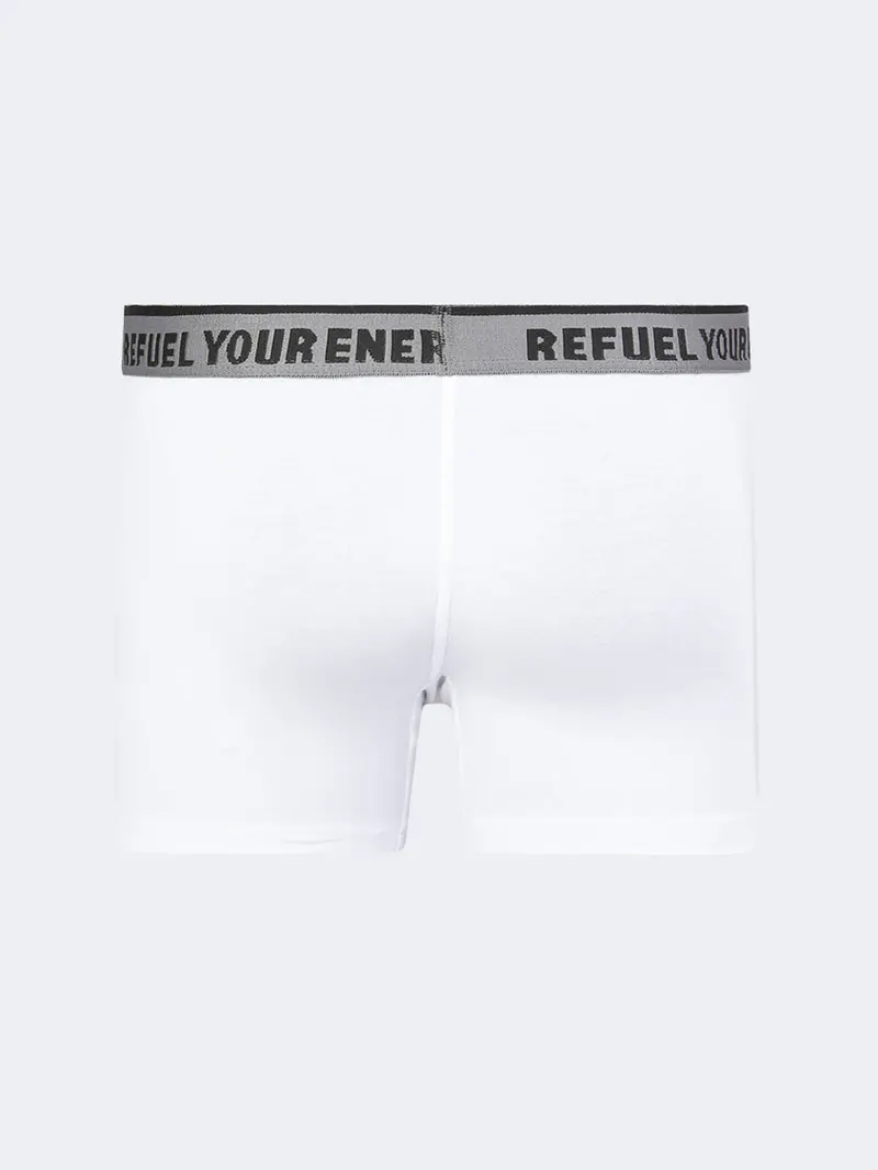 Oil & Gaz Stretchy Lycra Men'S Underwear In White 1