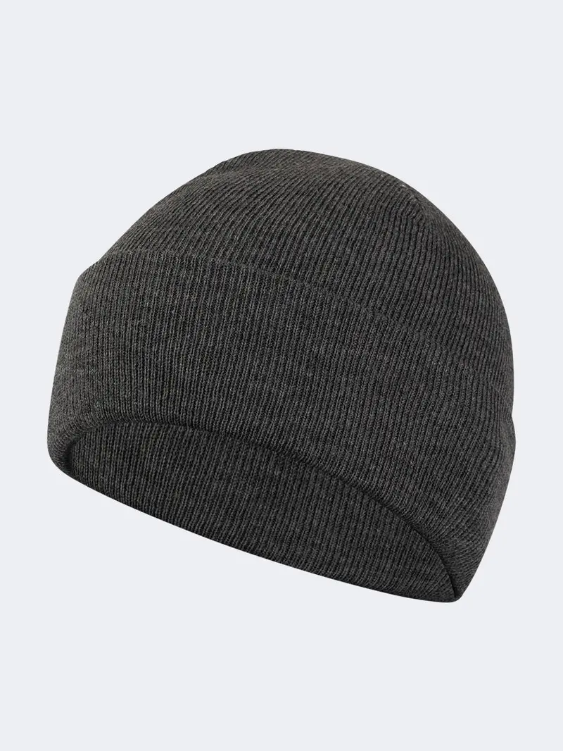 Oil & Gaz Unisex Warm Knit Beanie – Charcoal Grey 1