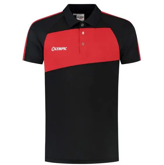 Olympic City Polo Shirt In Black And White – Replica Version 1