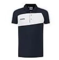 Olympic City Polo Shirt In Navy And White 1