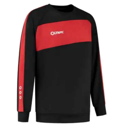 Olympic City Sweater In Black, Red, And White – Sizes S To 3Xl 1